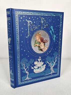 Peter Pan | J.M. Barrie | Barnes & Noble Illustrated Hardcover | Blue